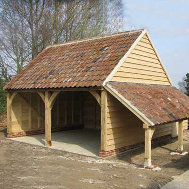 Oak Framed Cart Sheds