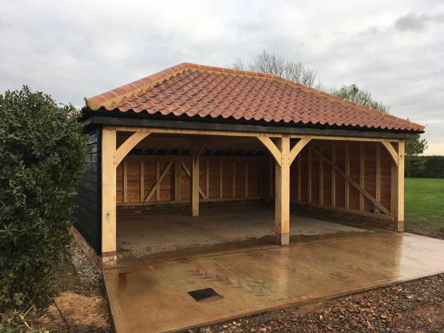 Oak framed Cart Shed